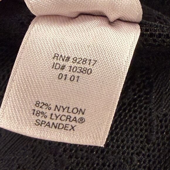 Vintage Victoria’s Secret Womens Sz M Black Lace Sheer Short Nightie Slip Dress - Picture 5 of 6